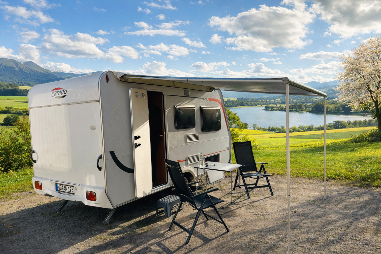 Wohnwagen &bdquo;Paola&ldquo; &ndash; Au&szlig;enansicht